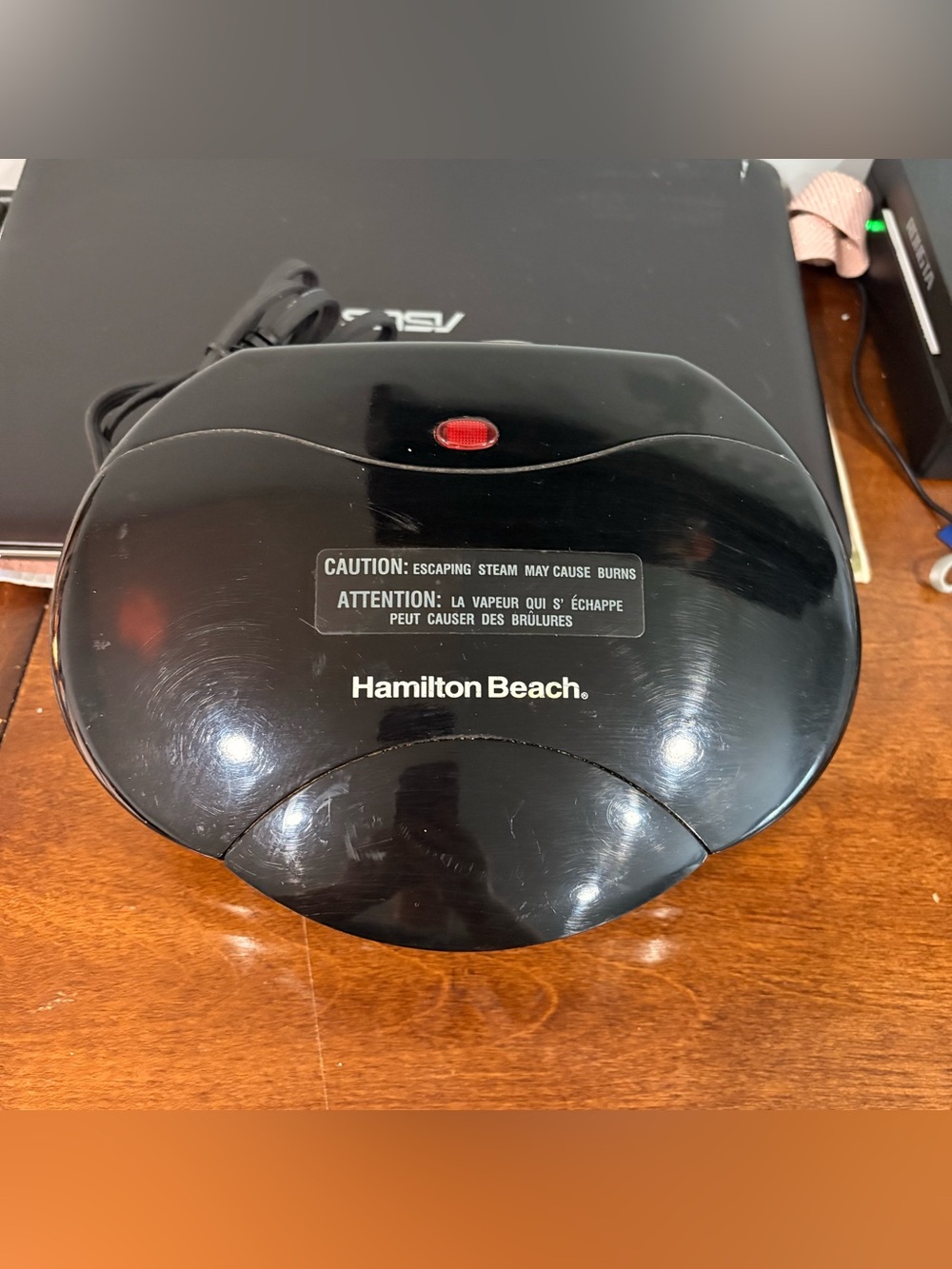Hamilton Beach Panini maker in Black.